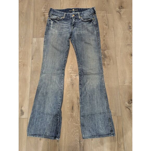 7 for All Mankind Flare Jeans - Picture 1 of 16